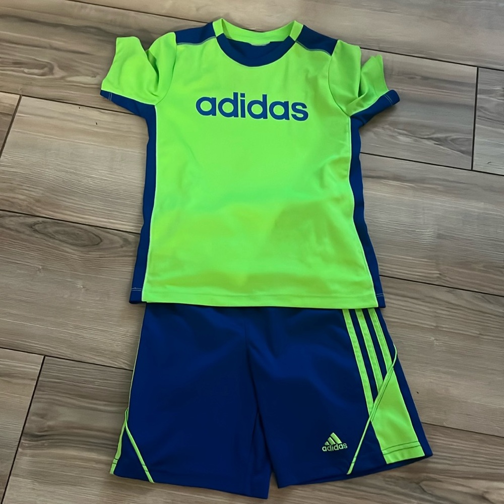 Boys adidas dri-fit outfit